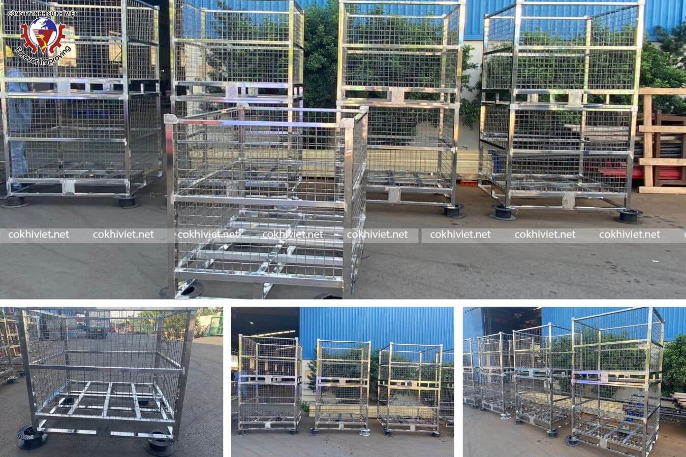 pallet kẽm d&ugrave;ng trong kho lạnh