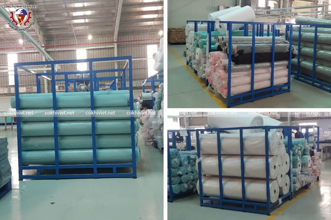 pallet sắt xếp chồng kh&ocirc;ng lồng