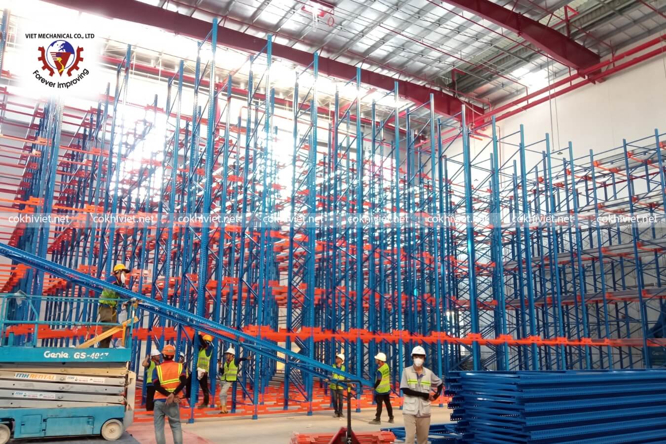 Warehouse Racking Installation – Cơ Khí Việt