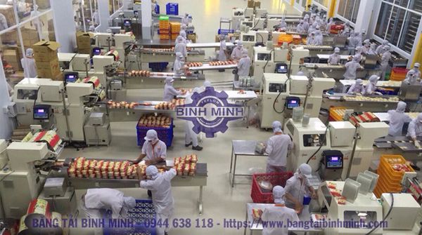 Băng tải lưới inox ứng dụng trong sản xuất bánh kẹo