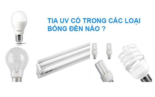Các loại bóng đèn tia UV