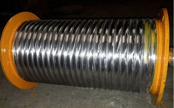 Trục quấn cáp băng tải