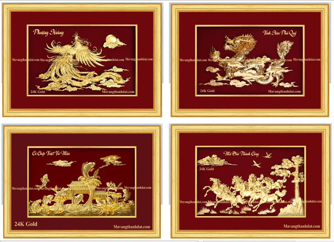 TRANH MẠ VÀNG - DÁT VÀNG