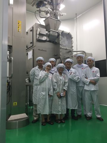 Máy cán tạo hạt khô cho nhà máy Pharbaco  EU-GMP