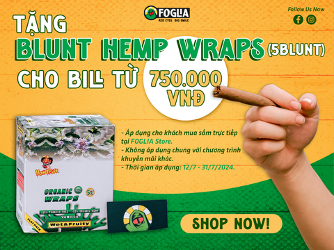 [12.07 - 31.07.24] TẶNG NGAY GIẤY BLUNT CHO BILL 750.000VNĐ KHI MUA SẮM TẠI STORE