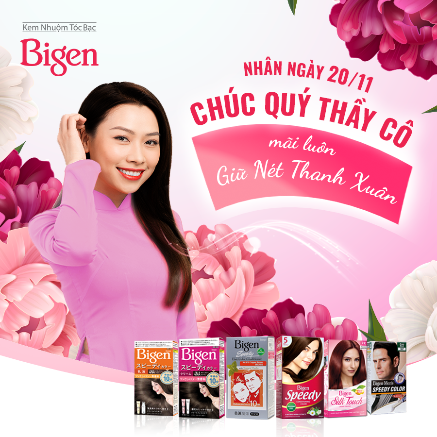 NHÂN NGÀY 20/11 BIGEN CHÚC QUÝ THẦY CÔ MÃI LUÔN GIỮ NÉT THANH XUÂN