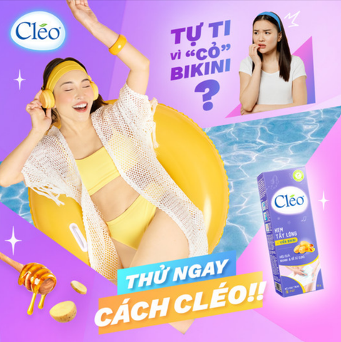 Kem tẩy lông bikini CLEO - “chân ái” cho cô bé mịn màng