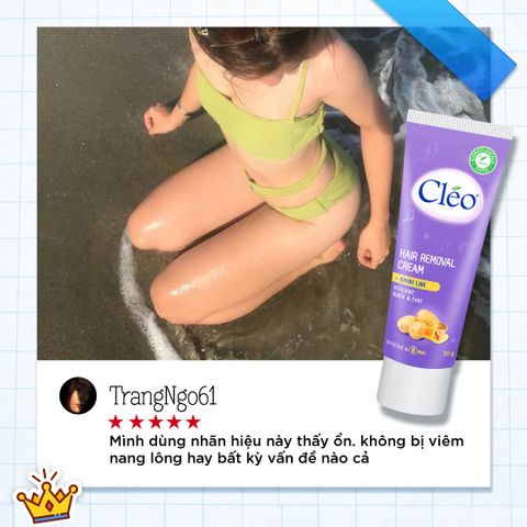 “Bí ẩn” bên trong kem tẩy lông vùng kín CLEO