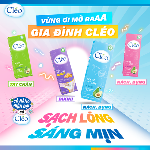 TOP 5 lý do bạn không thể bỏ qua kem tẩy lông CLEO