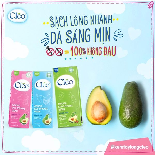 3 công dụng siêu việt của kem tẩy lông Cléo