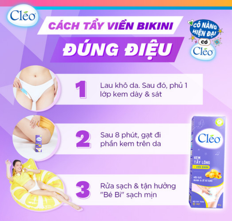 cách tẩy lông vùng kín