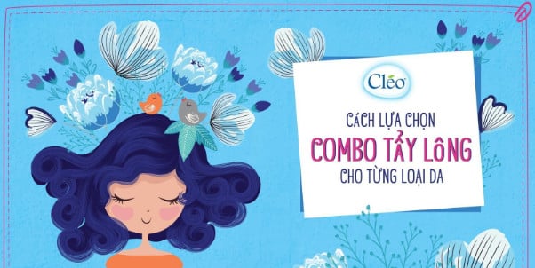 Combo tẩy lông hiệu quả của Cléo