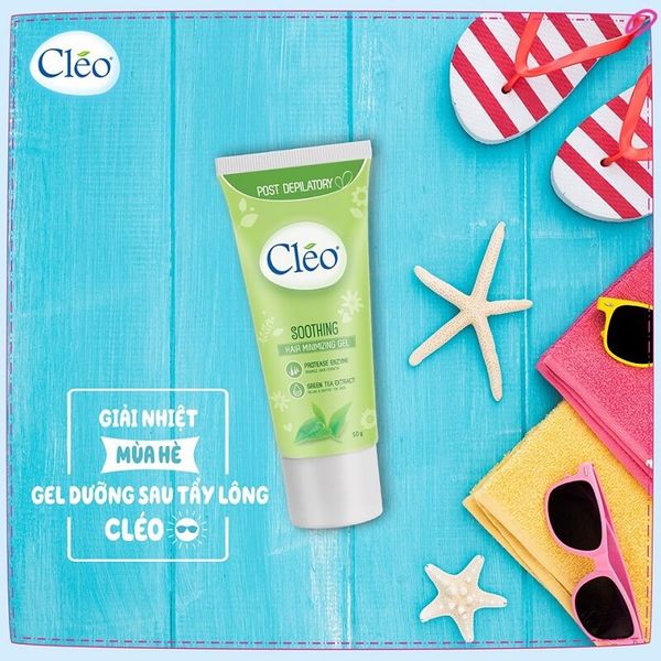 Gel dưỡng sau tẩy lông Cleo