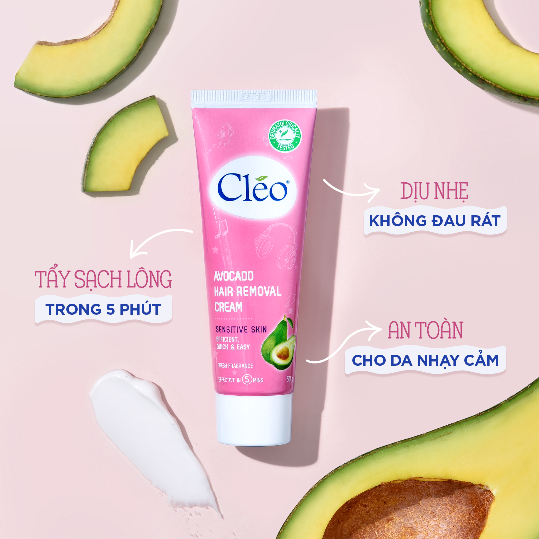 Kem tẩy lông cho da nhạy cảm CLEO - Sự lựa chọn an toàn cho làn da