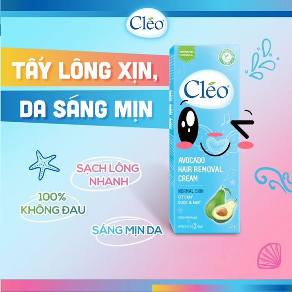 Kem tẩy lông nách Cleo