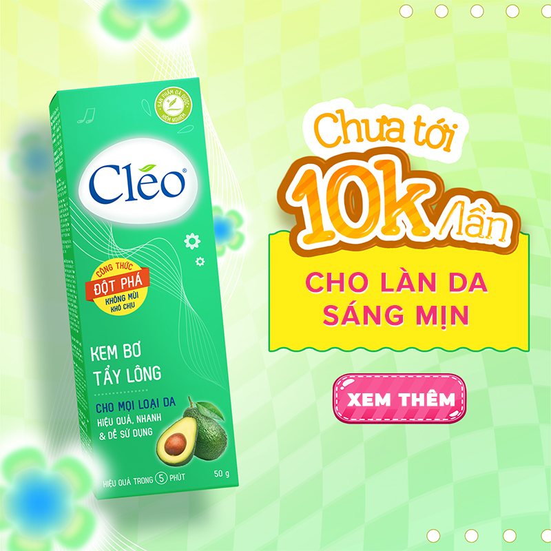 Lý do nên chọn kem tẩy lông Cleo