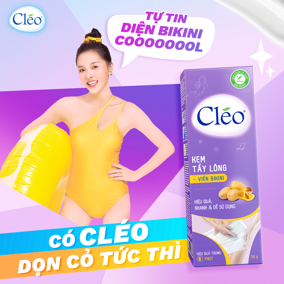 Lợi ích nổi bật của kem tẩy lông vùng da nhạy cảm Cleo