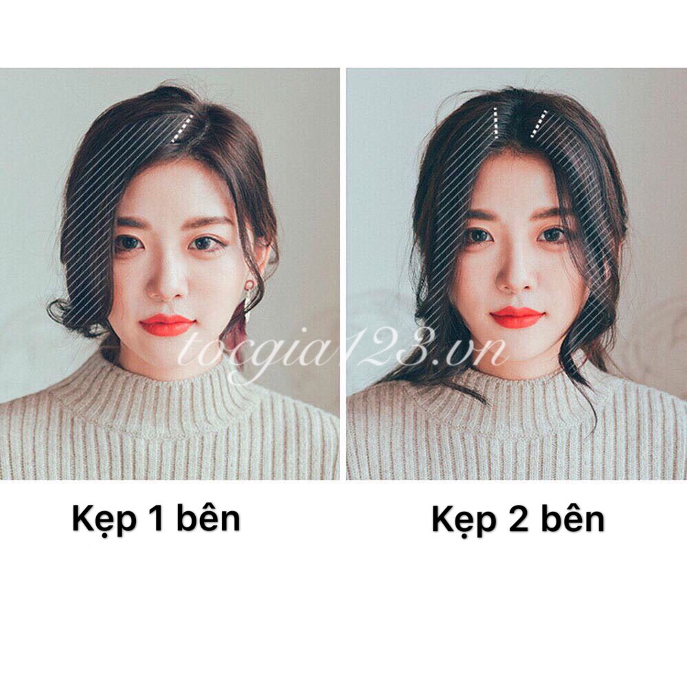 Hướng dẫn sử dụng tóc mái kẹp