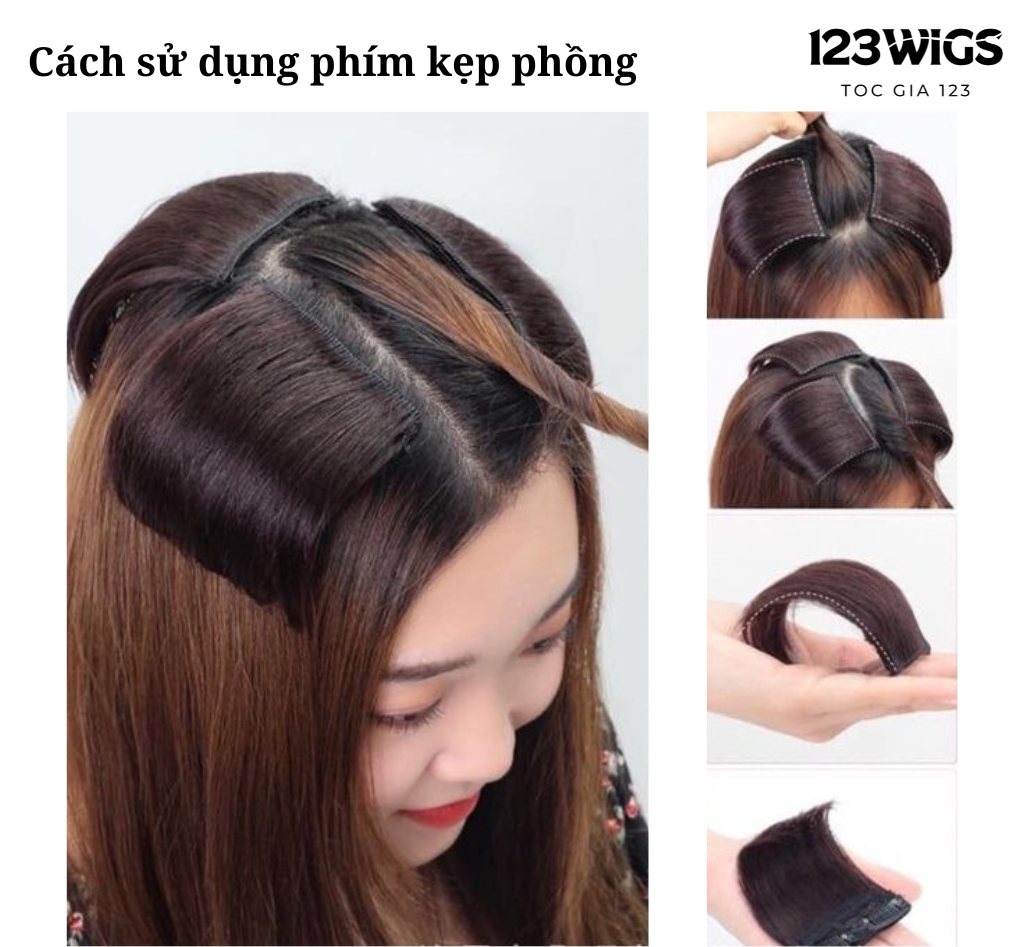 Hướng dẫn sử dụng tóc phím kẹp