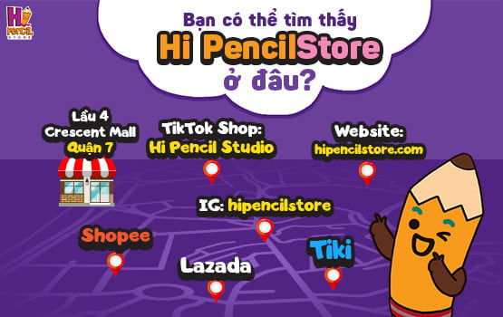 Bạn có thể tìm thấy Hi Pencil Store ở đâu ?