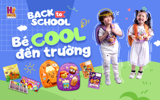 Back to school, Bé cool đến trường