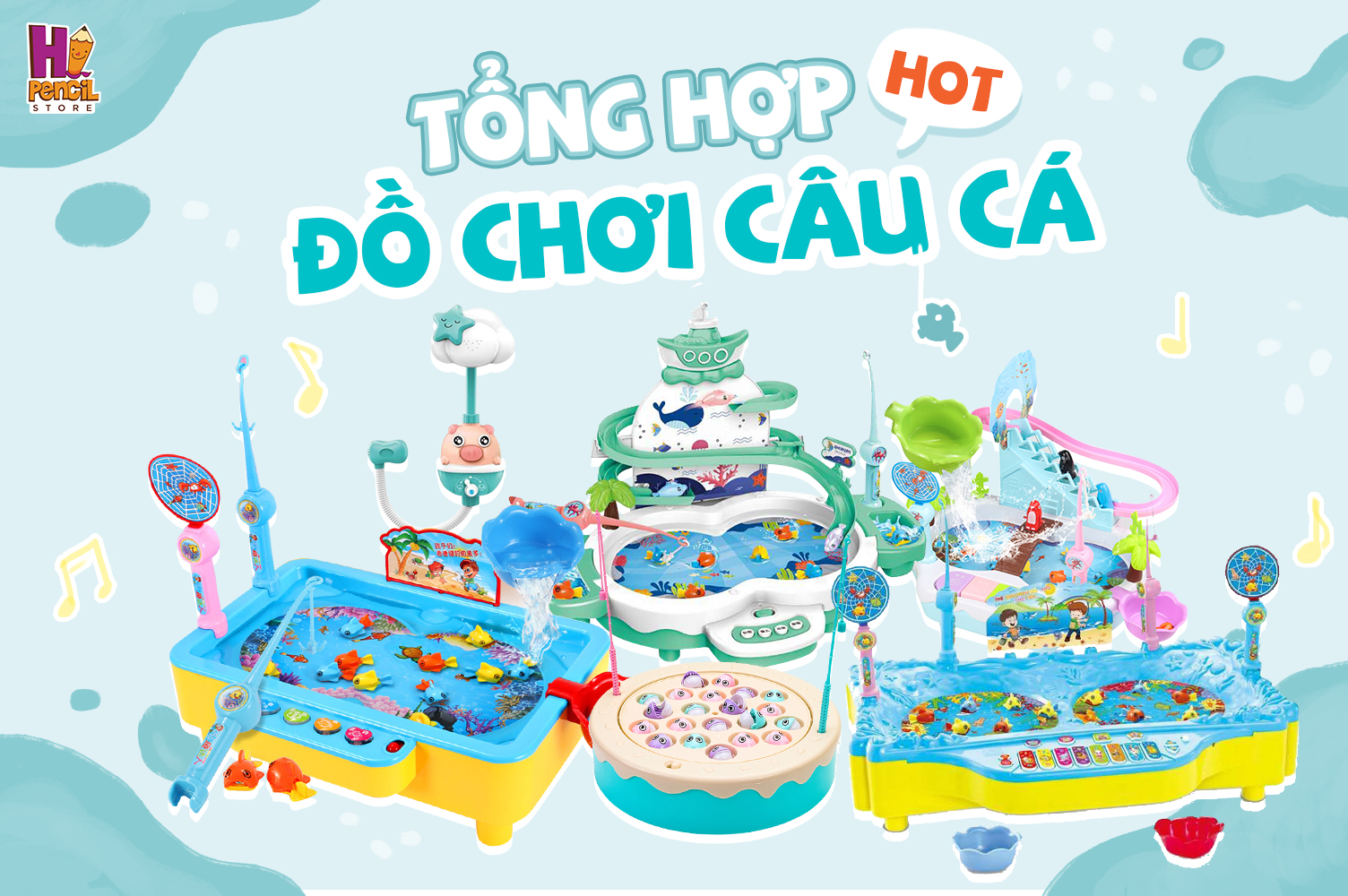 Tổng hợp sản phẩm đồ chơi câu cá cho bé