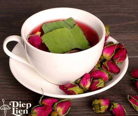 Cách pha trà lá sen hoa hồng để giảm béo