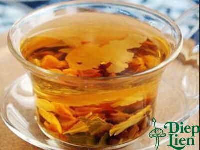 Cách làm và công dụng của trà giảm béo lá sen sơn trà trần bì ý dĩ