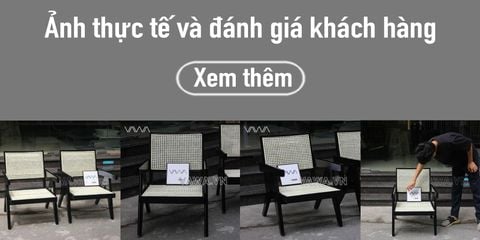 Ảnh thực tế và Đánh giá của khách hàng EASY ARMCHAIR - Ghế thư giãn PIERRE JEANNERET gỗ mây