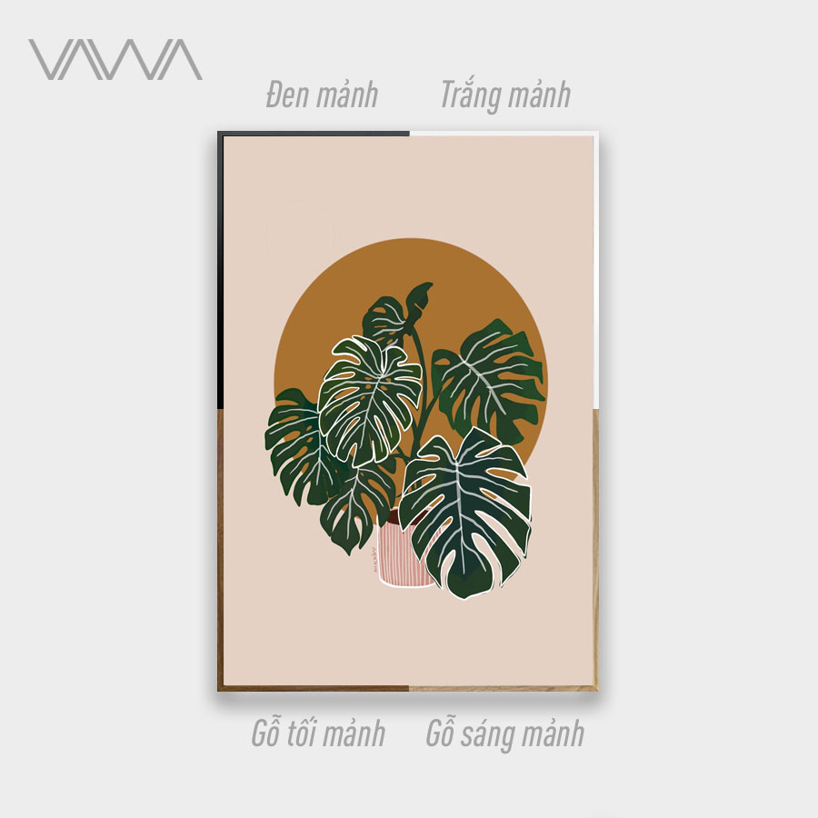 Tranh-Canvas-tối-giản-Minimalist-tranh-chiếc-lá