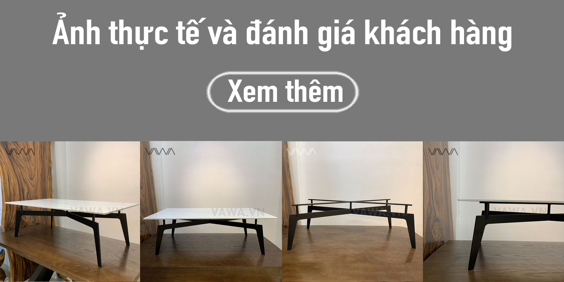 Bàn trà sofa đẹp Spider mặt đá