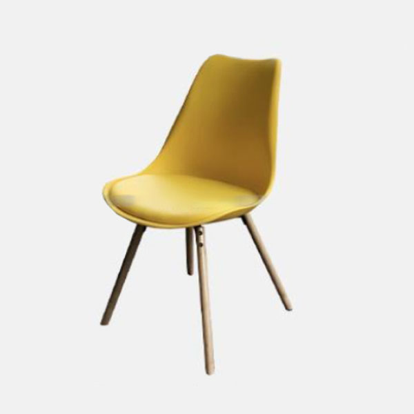 ghế ăn ghế cafe Eames mặt nhựa chân gỗ giá sỉ