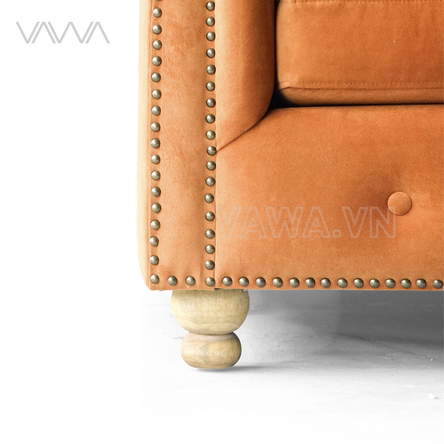 Sofa Văng Tân Cổ Rít Cúc Pearl Hà Nội