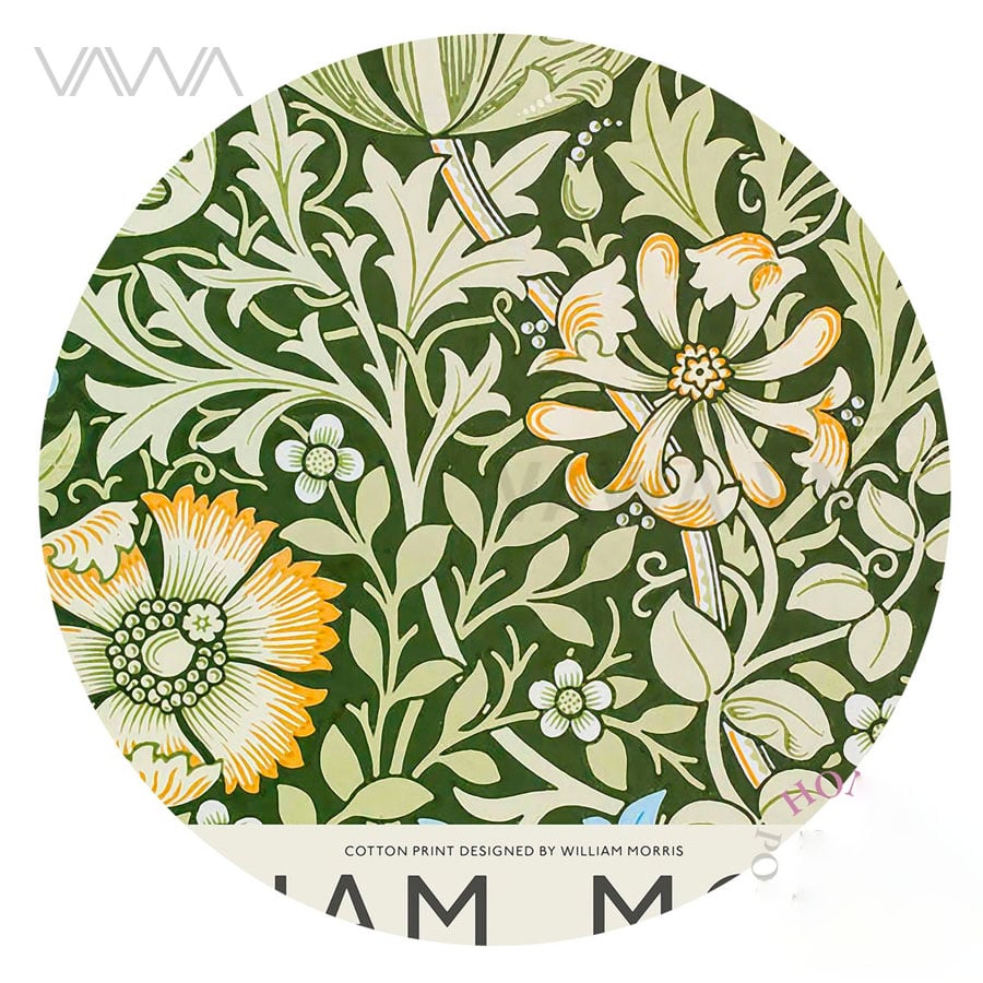 Tranh hoạ tiết cổ điển in hoa William Morris