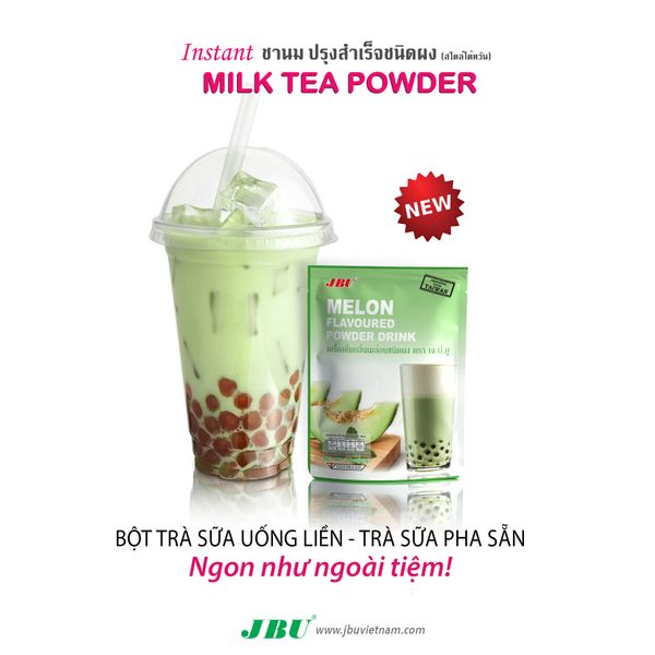 bột-trà-sữa-pha-sẵn-vị-dưa-melon-milk-tea-powder