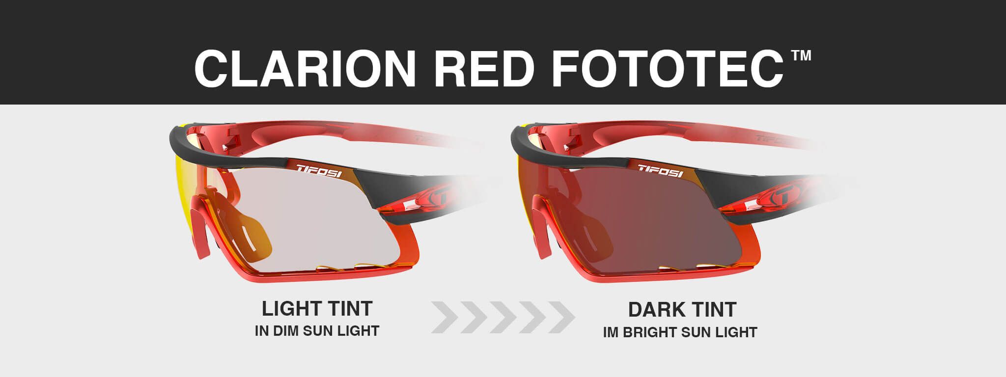 CLARION RED PHOTOCHROMIC LENS