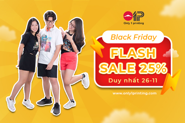 [BLACK FRIDAY O1P] Siêu Sale 25% - Duy Nhất 26/11