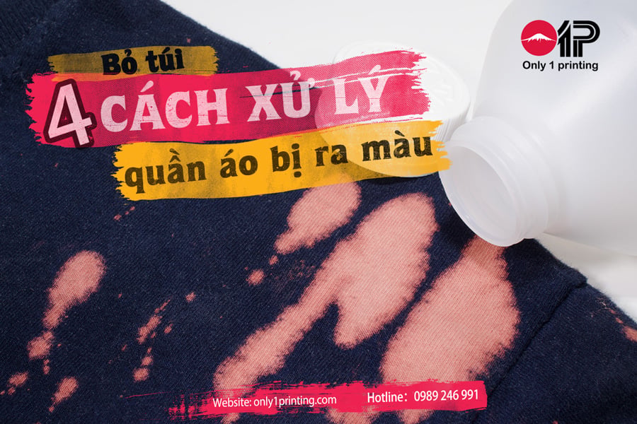 Bỏ túi 4 cách xử lý quần áo bị ra màu đơn giản, hữu ích