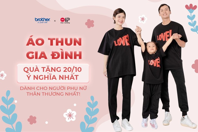 Áo Thun Gia Đình – Quà Tặng 20/10 Ý Nghĩa Nhất Dành Cho Người Phụ Nữ Thân Thương Nhất!