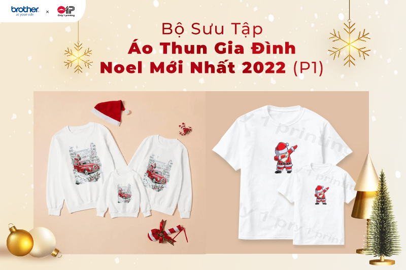 Bộ Sưu Tập Áo Thun Gia Đình Noel Mới Nhất 2022 (P. 1)