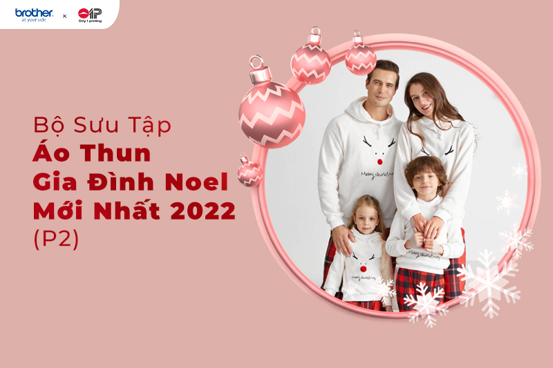 Bộ Sưu Tập Áo Thun Gia Đình Noel Mới Nhất 2022 (P. 2)