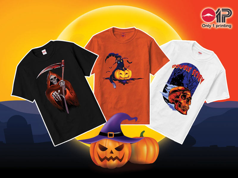 Áo thun in độc đáo với BST Halloween