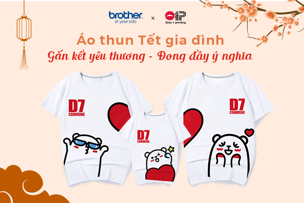 Áo thun đồng phục gia đình Tết  - Gắn kết yêu thương - Đong đầy ý nghĩa