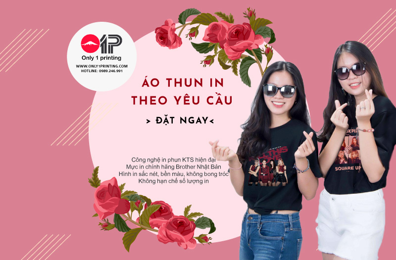Only1printing in áo theo yêu cầu với công nghệ in phun KTS