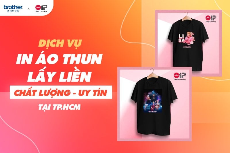Dịch Vụ In Áo Thun Lấy Liền Uy tín - Chất lượng tại TPHCM