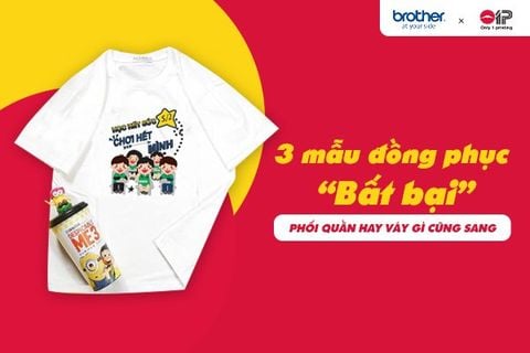 3 Mẫu áo thun đồng phục “Bất Bại” phối quần hay váy đều sang