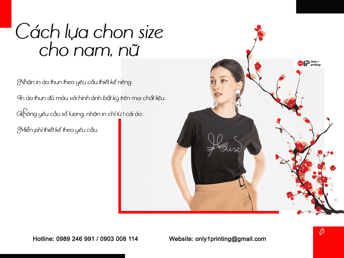 CÁCH LỰA CHỌN SIZE ÁO THUN CHUẨN DÀNH CHO NAM, NỮ