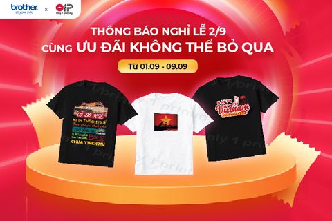 Thông Báo Nghỉ Lễ Cùng Ưu Đãi Mừng Đại Lễ 2/9 Không Thể Bỏ Qua Tại O1P