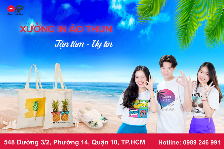 Xưởng In Áo Thun Only 1 Printing - Tận Tâm Tạo Nên Khác Biệt