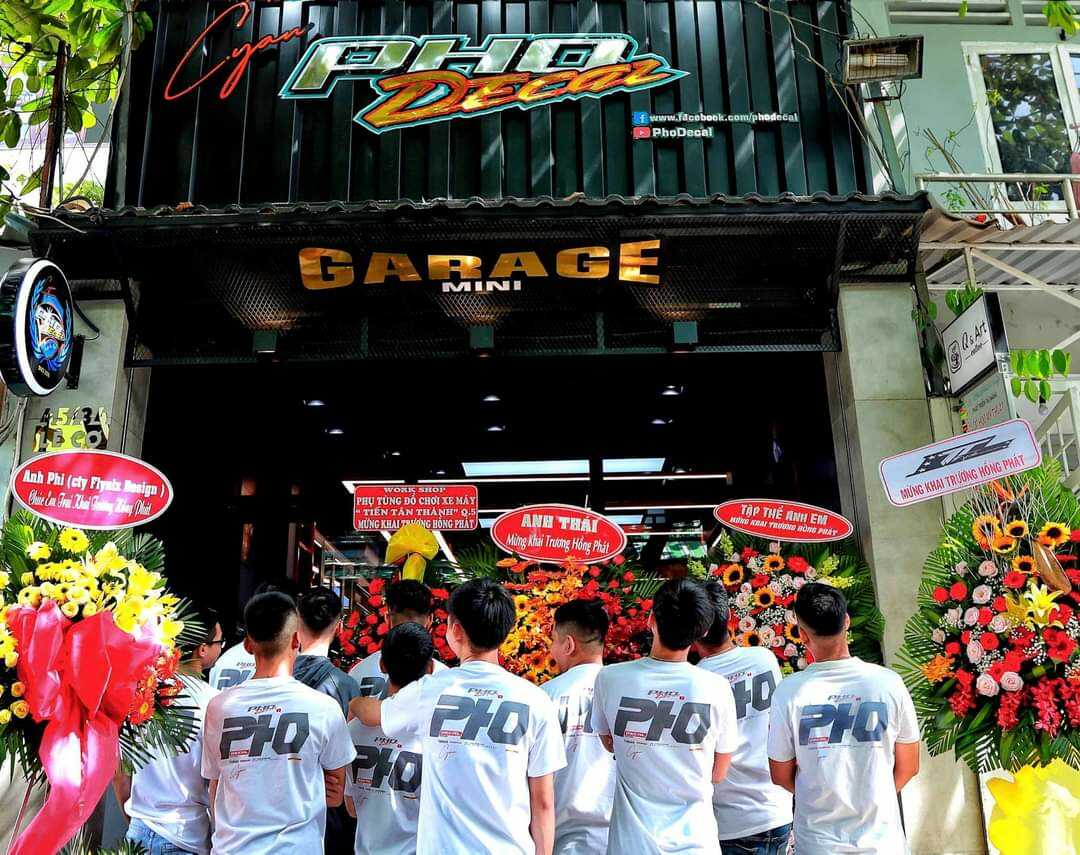 GARAGE PHỐ DECAL IN ÁO THUN TẠI ONLY1PRINTING